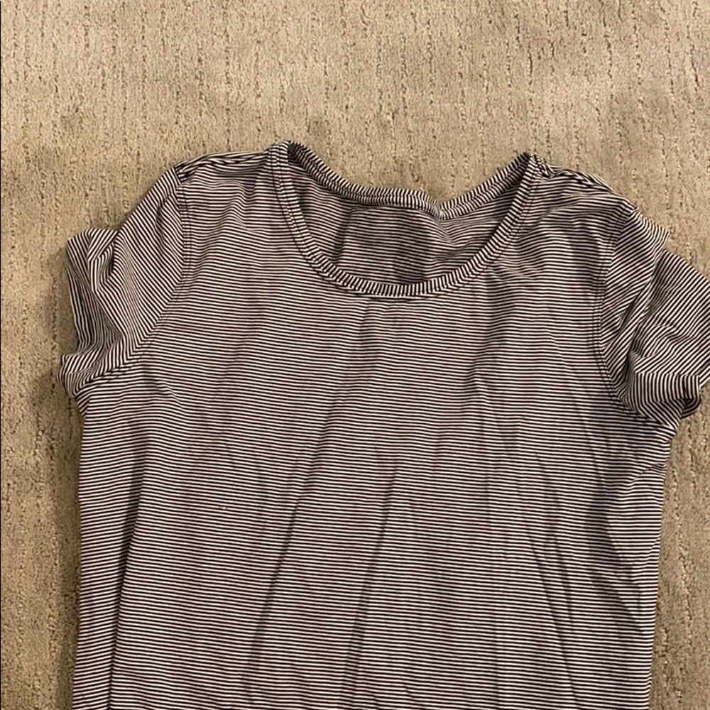 Lululemon striped t shirt